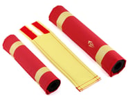 Flite Cru Jones Rad BMX Pad Set (Red/Yellow) | product-related